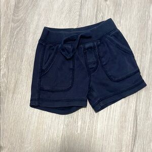4/$30 Navy Blue Relaxed-Fit Elastic Waist Shorts